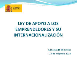 Ley Emprendedores 2013